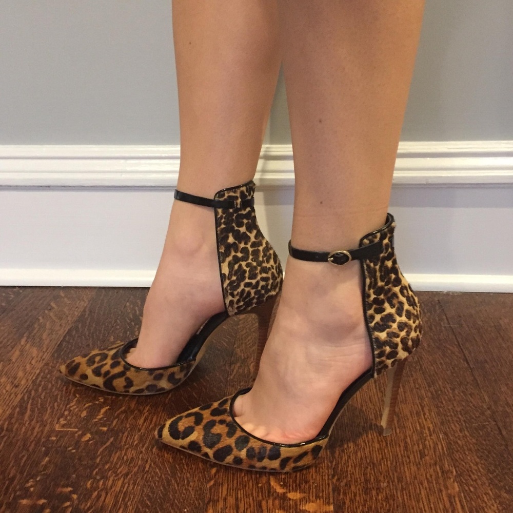 Guess cheetah heels!
